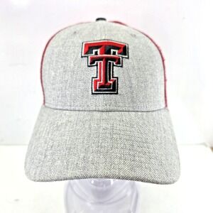 Texas Tech Red Raiders TTU Gray Red Snapback Adjustable Hat NCAA Cap Licensed